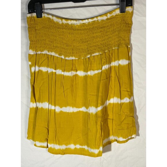 Pretty rebellious shirt sleeveless flowers strips high low large rayon armpit to - Picture 8 of 10